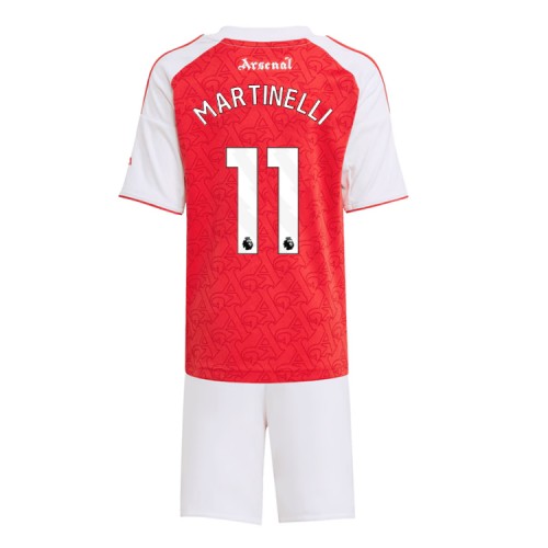 Lacne Dětský Futbalové dres Arsenal Gabriel Martinelli #11 2025-26 Krátky Rukáv - Domáci (+ trenírky) Lacne Dětský Futbalové dres Arsenal Gabriel Martinelli #11 2025-26 Krátky Rukáv - Domáci (+ trenírky)